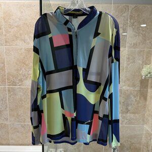 Jamie Sadok Sunsense Shirt Size XXL multi colors